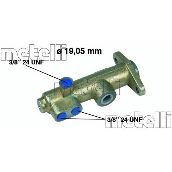 Bomba principal de freno METELLI para RENAULT 5 I 1.0 1972–1985 - OEM 7700525690