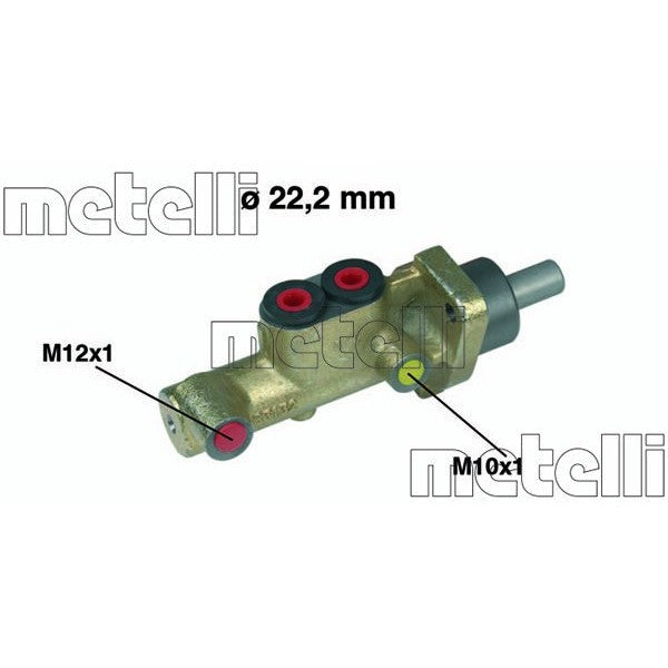 Bomba principal de freno METELLI para OPEL Astra F 1.4 1991–1993 - OEM 558099