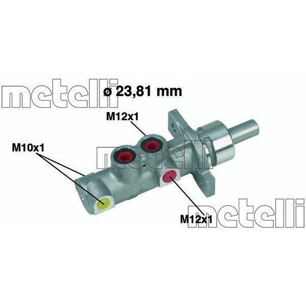 Bomba principal de freno METELLI para CITROEN Berlingo I / First MPV/ Space wagon 1.1 i 1996–2008 - OEM 4601H9