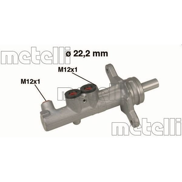 Bomba principal de freno METELLI para AUDI A3 II 1.6 2003–2012 - OEM 1K1614019B