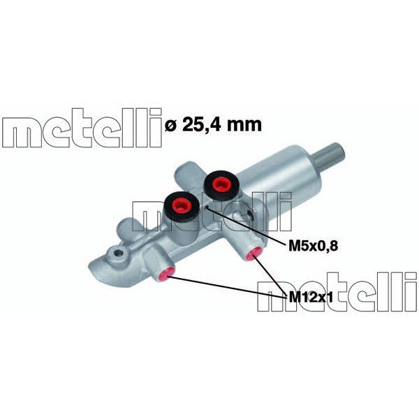 Bomba principal de freno METELLI para Mercedes-Benz Clase E III E 200 CDI 2002–2008 - OEM 0064301301