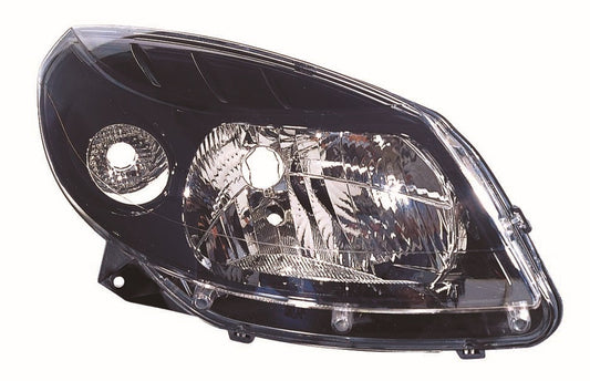 💡 Faro delantero — DACIA SANDERO (desde 2008) — Faro con regulación manual/eléctrica interior oscuro
