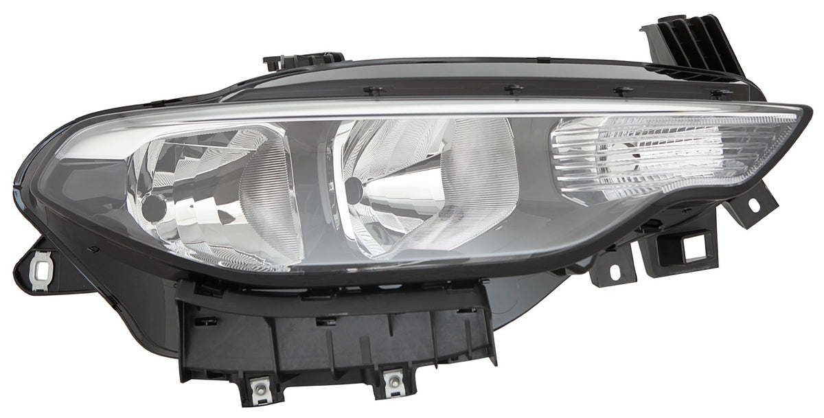 Faro con regulación eléctrica y motor borde negro (H7/H15/PY21W) — FIAT TIPO (desde 2015) — derecho
