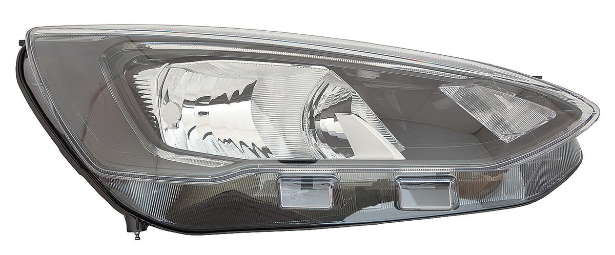 Faro con regulación eléctrica interior oscuro con motor de regulación (LED/H7/H1/PY21W) — FORD FOCUS (desde 07/2018) — derecho