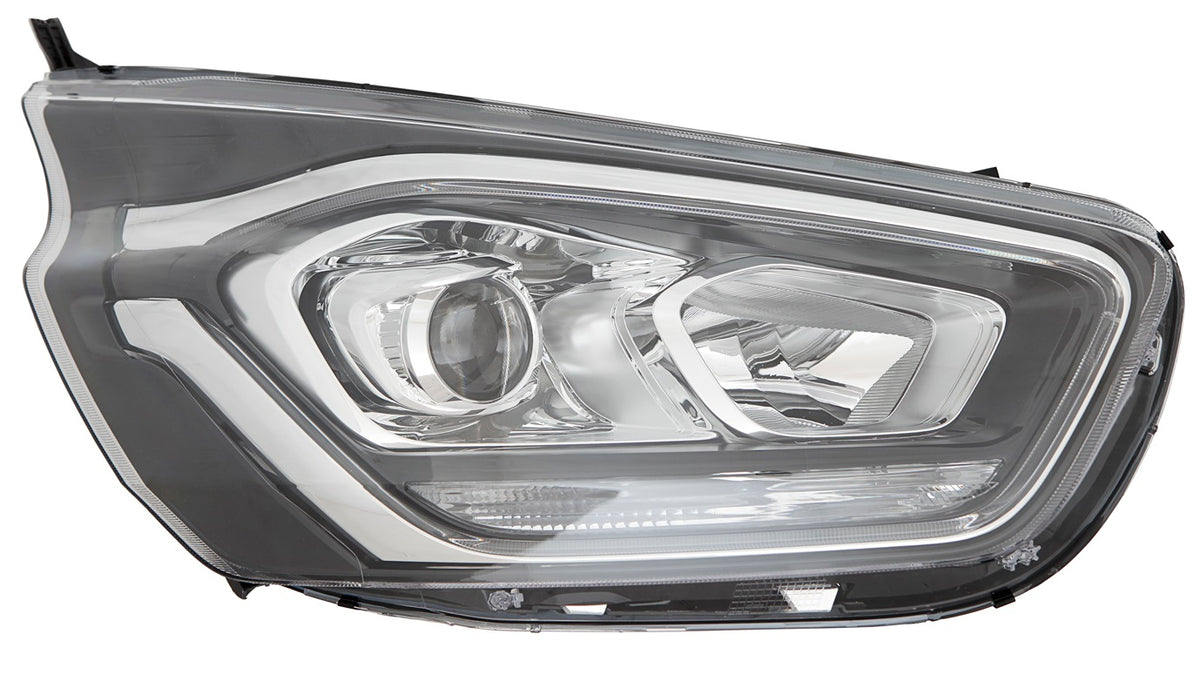 Faro con regulación eléctrica y motor (H7/H1/PY21W/LED) — FORD TRANSIT CUSTOM (desde 01/2018) — derecho