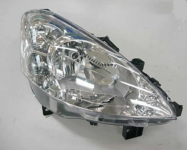 Faro con regulación eléctrica y motor (H4) — PEUGEOT PARTNER (desde 2008) — derecho