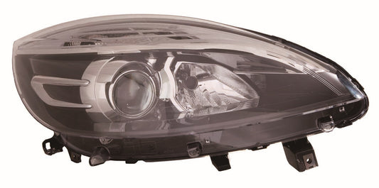 💡 Faro delantero — RENAULT SCENIC (desde 2012) — Faro con regulación eléctrica interior, acabado negro (H7/H7)