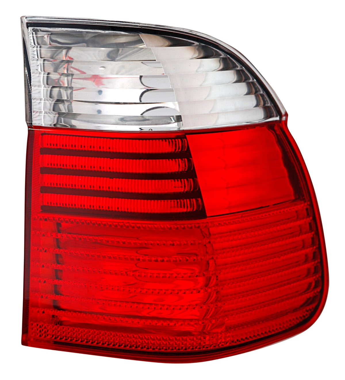 Piloto trasero sección exterior, acabado blanco/rojo (familiar) — BMW E39 (desde 10/2000) — derecho