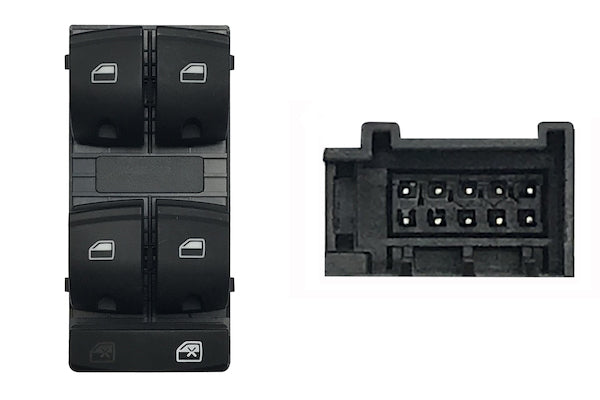 Botonera de puerta delantera — AUDI A3/A6/Q7 (desde 2003) — izquierdo - izquierdo