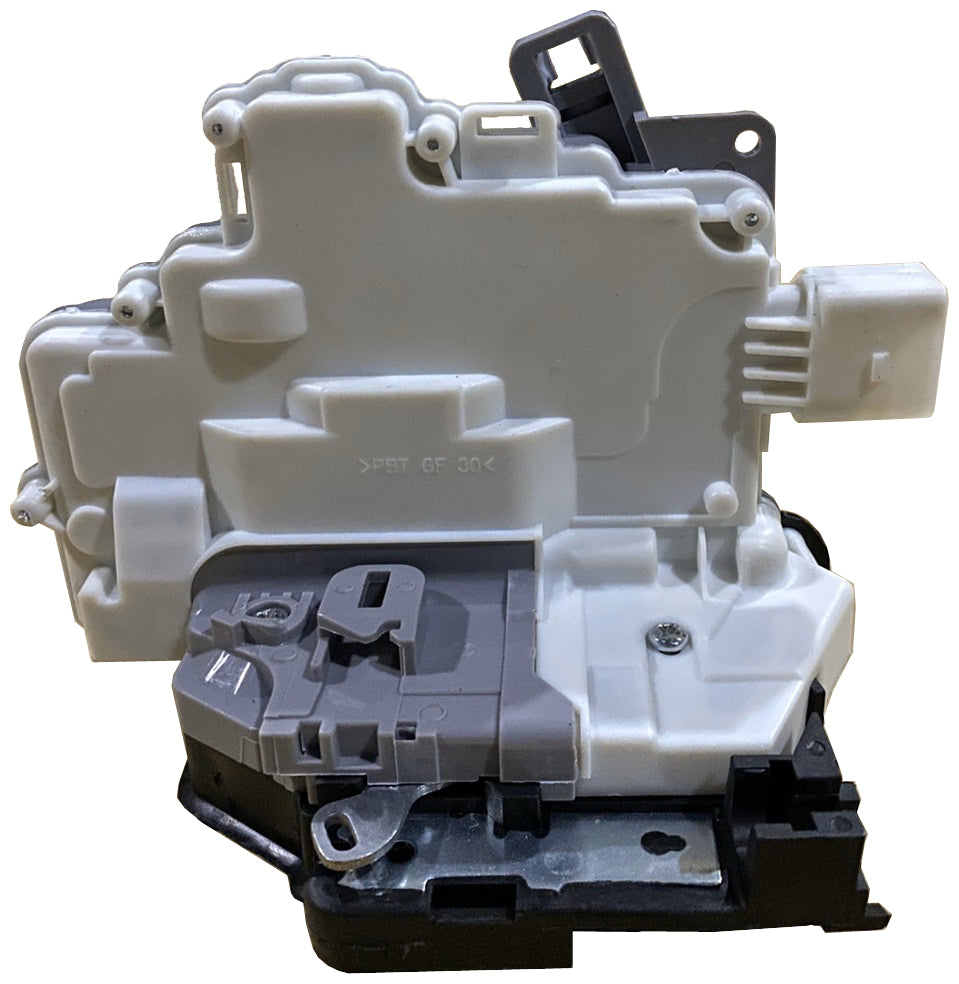 Cerradura eléctrica de puerta delantera — AUDI A4/Q3 (desde 08/2007) — Color del conector: blanco. | Conexión: 7 pines —…