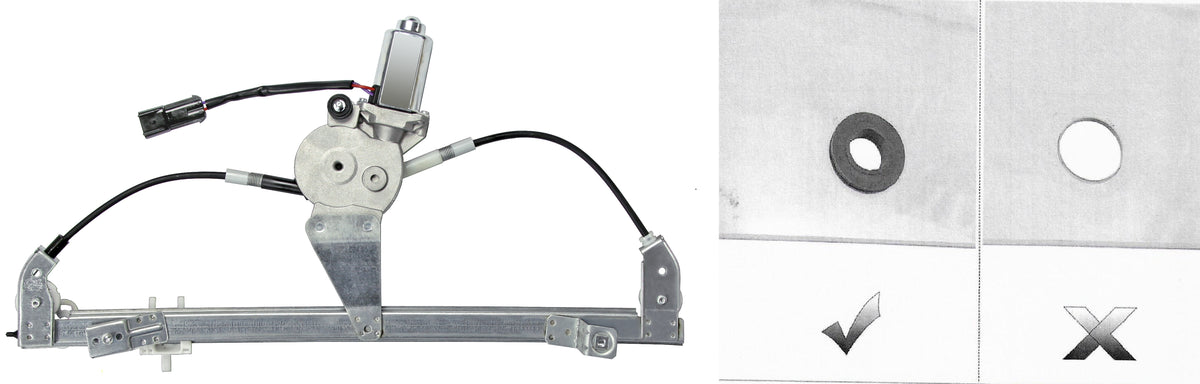 Elevalunas para FIAT DOBLO (2006–2009) — Izquierdo