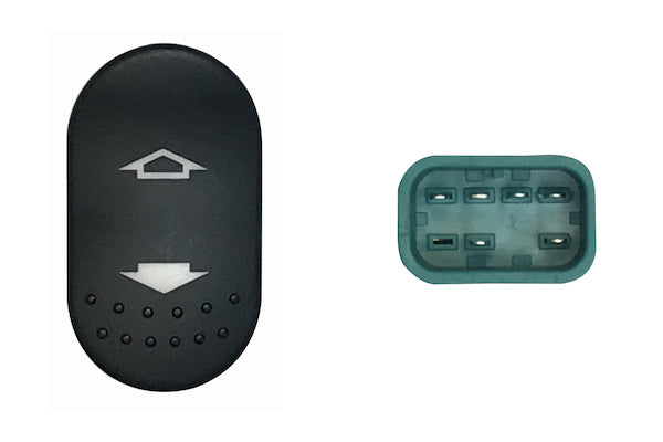 Interruptor de elevalunas delantero — FORD FOCUS (desde 1998) — derecho - derecho