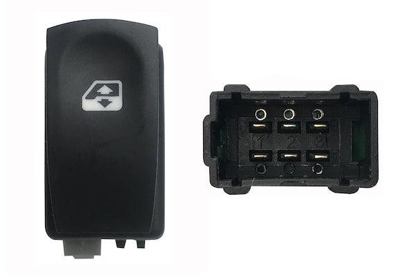 Interruptor de elevalunas — RENAULT CLIO (desde 2005) - default title