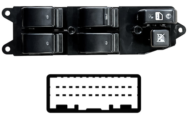Mando de elevalunas para TOYOTA COROLLA H/B (desde 01/2004) — Izquierdo
