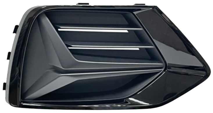 Rejilla del parachoques delantero para pintar, acabado negro — AUDI Q3 (desde 07/2018) - derecho