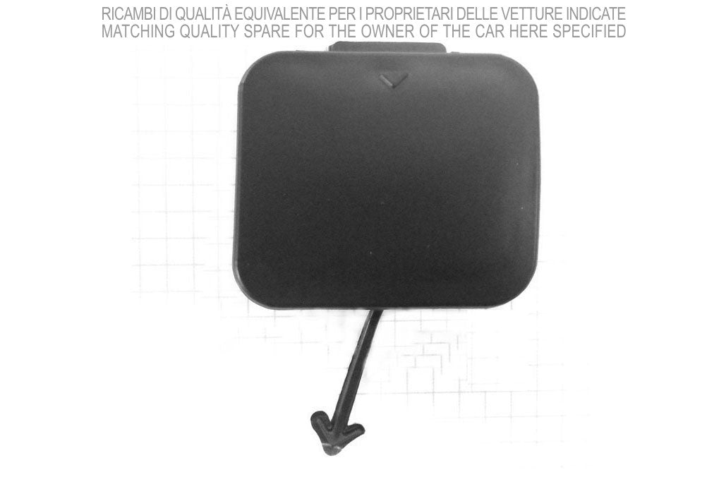 Tapa del gancho de remolque del parachoques delantero para pintar — BMW E39 (desde 1995)