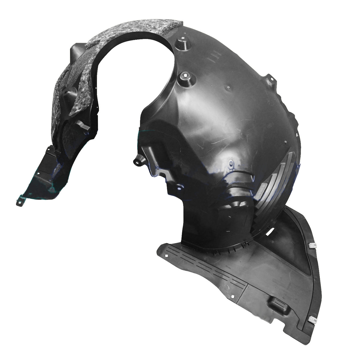 Protector del paso de rueda delantero con aislante (F46) — BMW S/2 F45 (desde 2014) - izquierdo