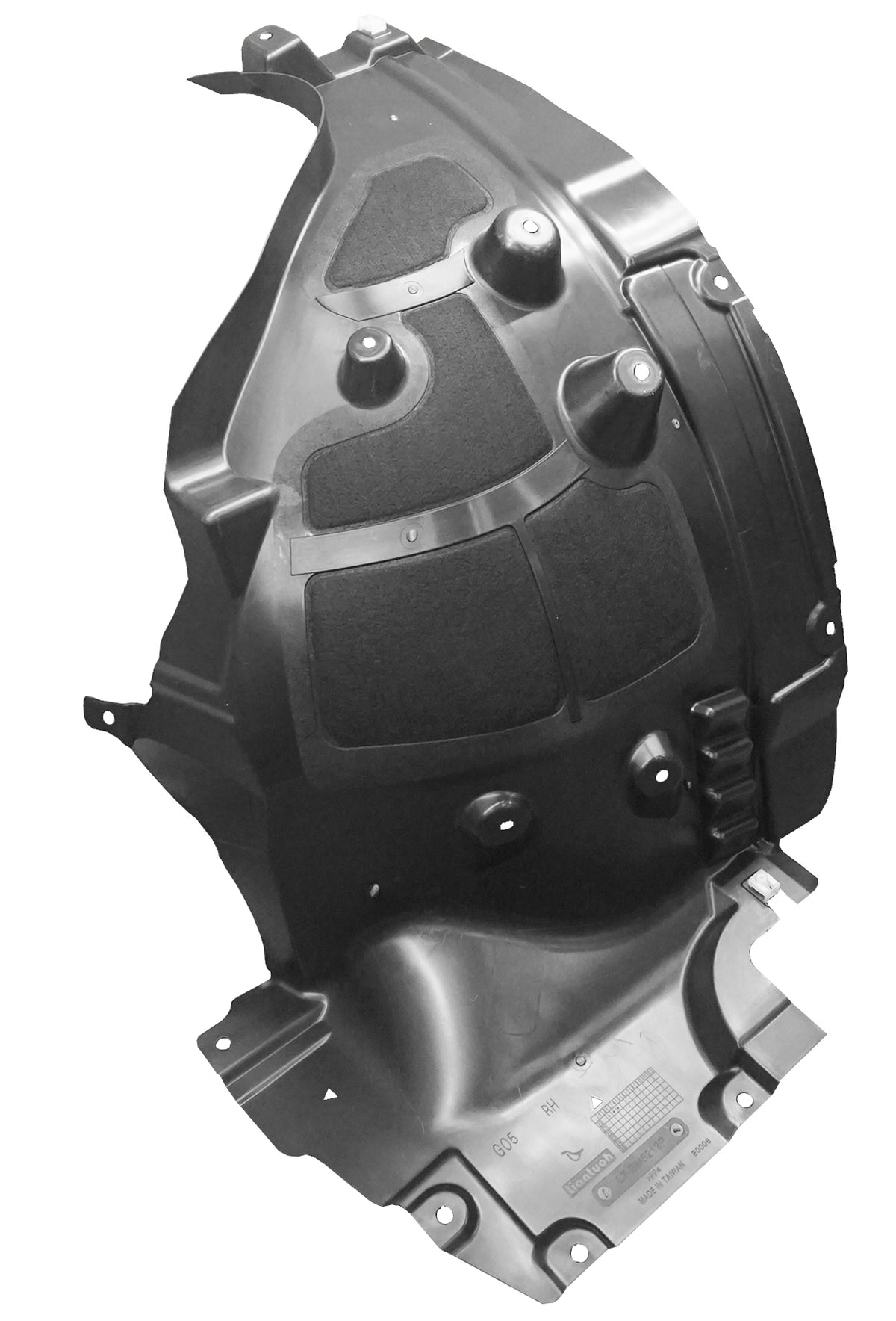 Protector del paso de rueda delantero (sección trasera) — BMW X5 G05 (desde 11/2018) - derecho
