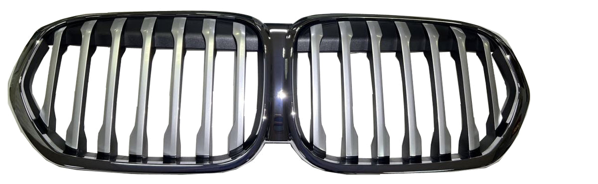 Rejilla delantera cromada/negra — BMW X1 F48 (desde 07/2019)