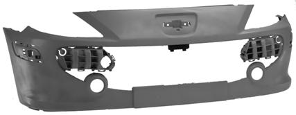 Parachoques delantero para pintar — PEUGEOT 307 (desde 2005)