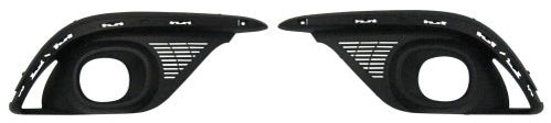 Kit de rejillas del parachoques delantero derecho/izquierdo (con orificios para faros) — RENAULT SCENIC (desde 09/2016)