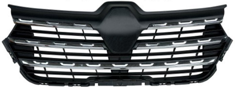 Rejilla delantera con 5 molduras cromados — RENAULT TRAFIC (desde 08/2021)