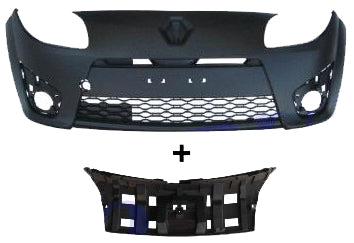Parachoques delantero completo para pintar (con refuerzo) (DYNAMIC) — RENAULT TWINGO (desde 2007)