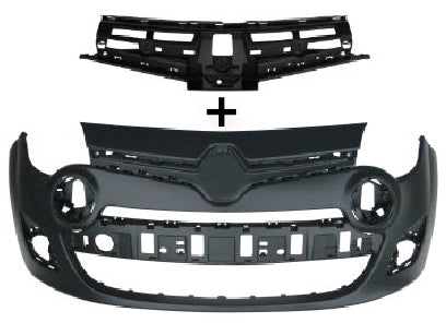 Parachoques delantero completo para pintar (con refuerzo superior) — RENAULT TWINGO II (desde 01/2012)