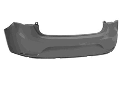 Parachoques trasero para pintar (5 puertas) — SEAT IBIZA (desde 2008)