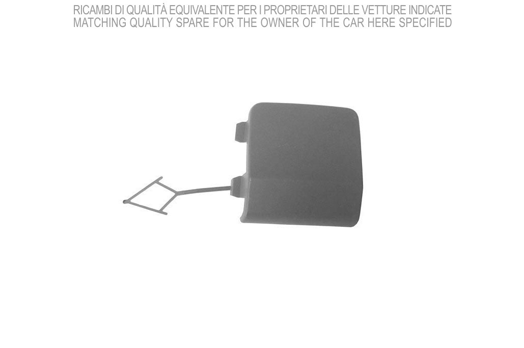 Tapa del gancho de remolque del parachoques delantero para pintar — VOLKSWAGEN POLO (desde 2014)