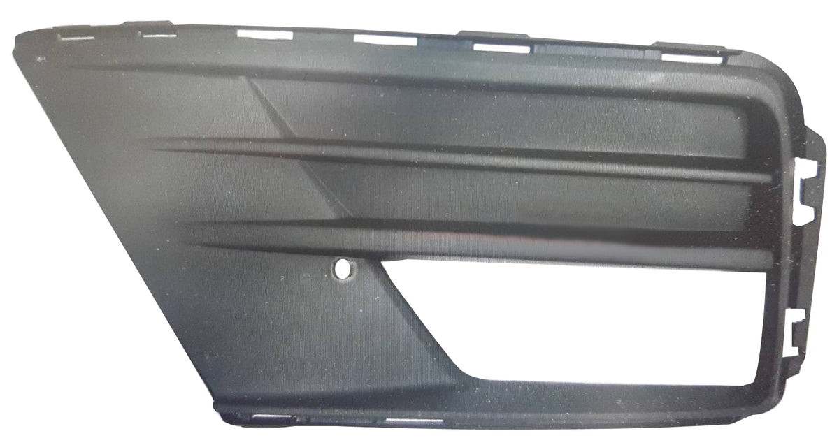 Rejilla del parachoques delantero (acabado negro con orificios para) (para del parachoques, acabado negro) — VOLKSWAGEN CADDY (desde 2016) - izquierdo