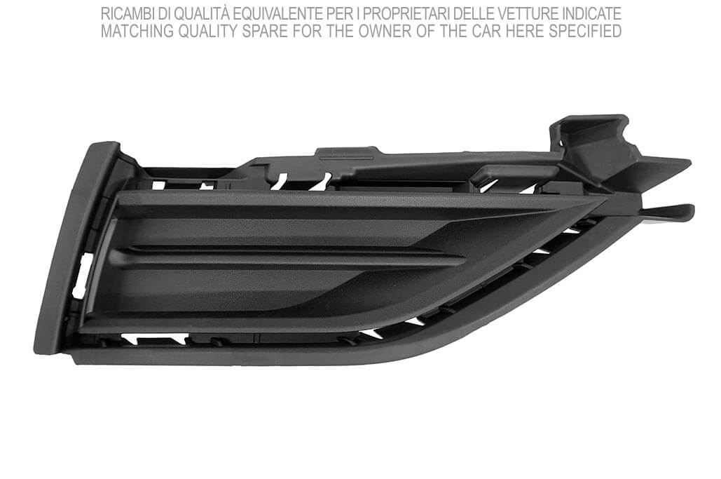 Rejilla del parachoques delantero sin orificio para faros — VOLKSWAGEN GOLF VII (desde 01/2017) - derecho