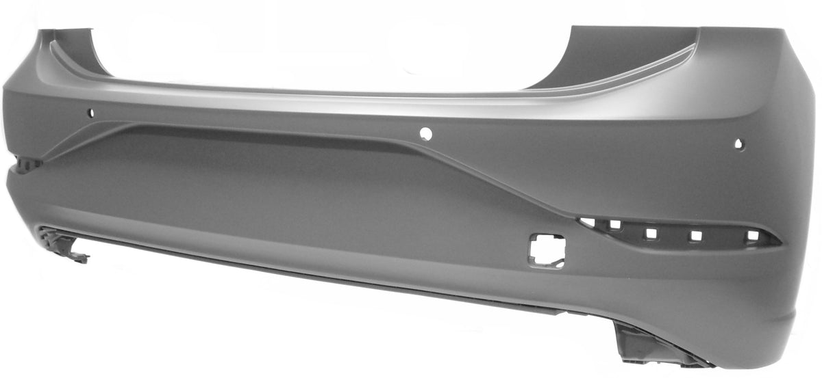 Parachoques trasero para pintar con 4 orificios para sensores — VOLKSWAGEN POLO VI (desde 07/2021)