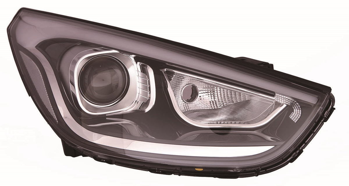 Faro con regulación eléctrica HIR2/LED — HYUNDAI IX35 (desde 2013) - derecho