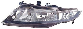 Faro con regulación eléctrica H7/H1, 3/5 puertas — HONDA CIVIC (desde 2006) - izquierdo