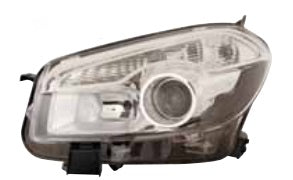 Faro con regulación eléctrica D1S/H7 — NISSAN QASHQAI (desde 2010) - izquierdo