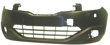 Parachoques delantero para pintar con orificios para lavafaros — NISSAN QASHQAI (desde 2010)