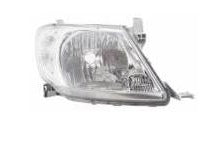 Faro de regulación manual/eléctrica con intermitente blanco — TOYOTA HILUX (desde 2009) - derecho