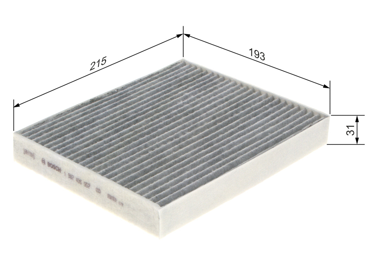 Filtro, aire habitáculo BOSCH 1 987 435 557