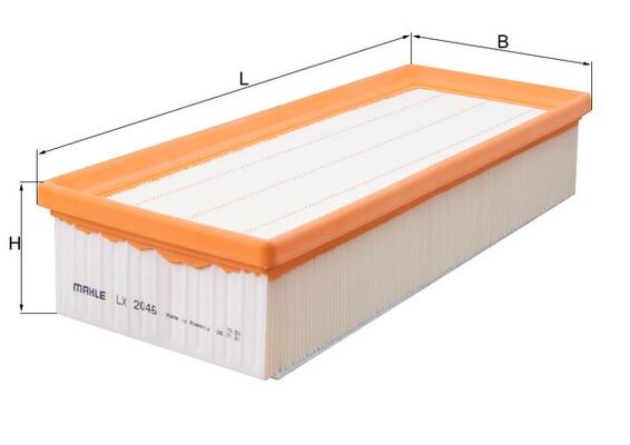 Filtro de aire MAHLE LX 2046
