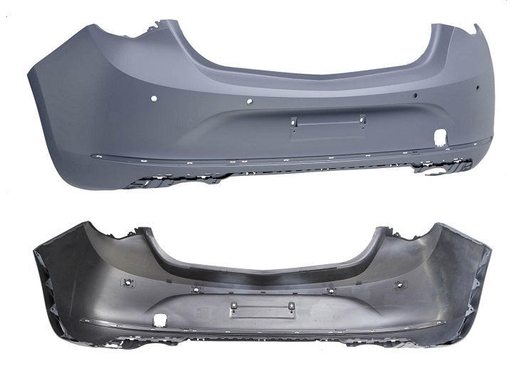Parachoques trasero imprimado + 4 sensores — OPEL ASTRA J 5 puertas fase 2 desde 08/2012 hasta 09/2015 - producto