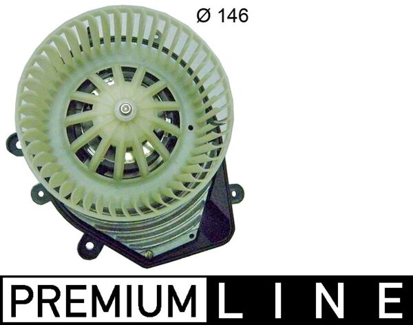 Ventilador de habitáculo MAHLE AB 52 000P