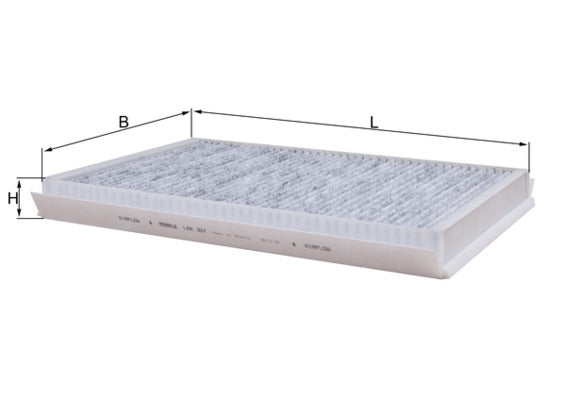 Filtro, aire habitáculo MAHLE LAK 307