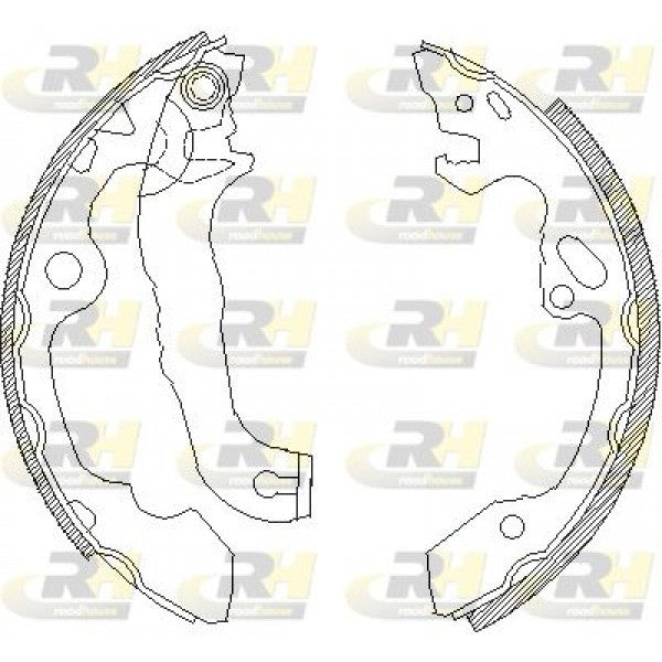 Juego de zapatas de freno ROADHOUSE para FORD Focus I 1.4 16V 1998–1999 - OEM 1075549