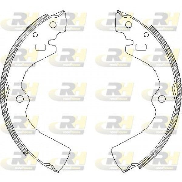 Juego de zapatas de freno ROADHOUSE para HYUNDAI Sonata II 1.8 1989–1991 - OEM 5830531020