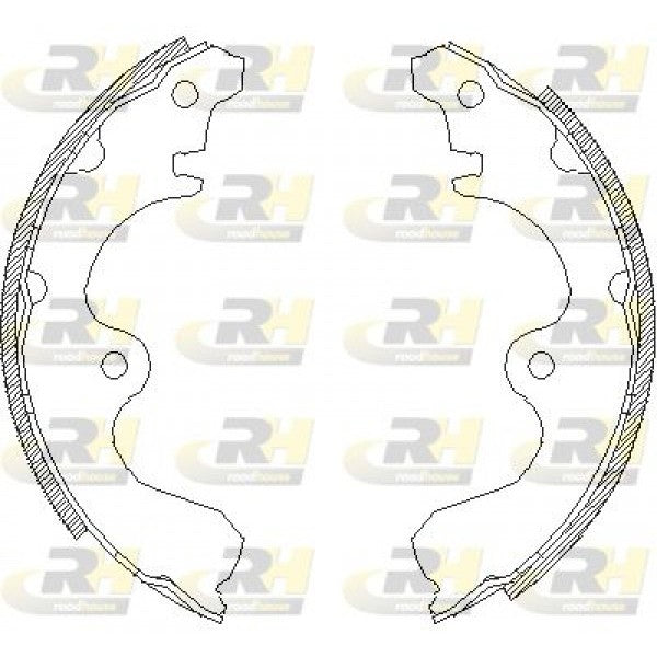 Juego de zapatas de freno ROADHOUSE para TOYOTA Paseo I Coupe / Cynos 1.5 1990–1995 - OEM 044950A010
