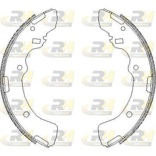 Juego de zapatas de freno ROADHOUSE para MITSUBISHI LCV L 300 III Bus /Delica 2.0 1994–2003 - OEM MB500822