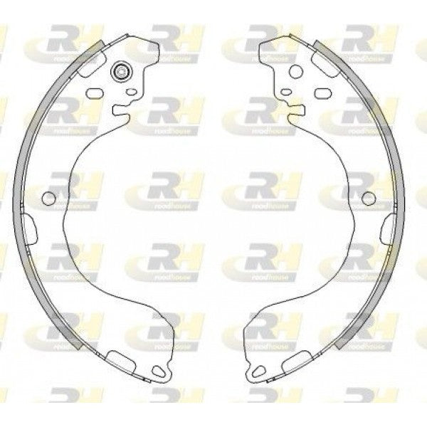 Juego de zapatas de freno ROADHOUSE para NISSAN JUKE 1.2 DIG-T 2014–2019 - OEM D40601UY6A