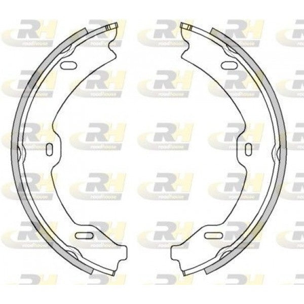 Juego de zapatas de freno de estacionamiento ROADHOUSE para Mercedes-Benz CLS CLS 280 2008–2010 - OEM 22142001