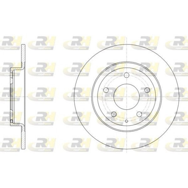 Juego de 2 discos de freno ROADHOUSE para MAZDA 6 III Sedan / Atenza 2.0 2012–2018 - OEM GHT226251
